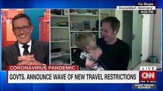 Trivago CEO’s son crashes CNN interview