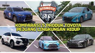 Kompascom Otomotif Challenge 2021 Komparasi 5 Produk Toyota Pejuang Lingkungan Hidup