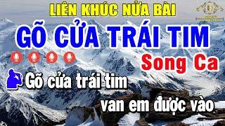 Karaoke Nhạc Sống Nửa Bài SONG CA  Liên khúc Nhạc Trữ Tình Tuyển Chọn Bài Quen Ai Cũng Hát Được