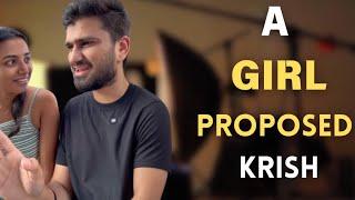 A GIRL PROPOSED KRISH🫢