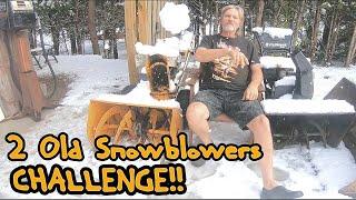 2 Old Snowblowers bought from Marketplace. Which one is better?
