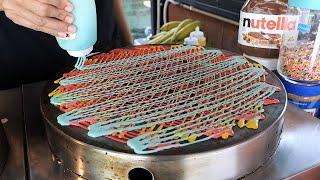 Thai Style Crepe with Various Toppings  태국 스타일 크레페  Thailand Crepe Store