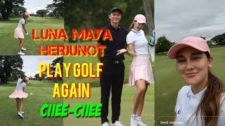 Wah Luna Maya Herjunot Bareng Lagi Main Golf...Ciiee-ciieee