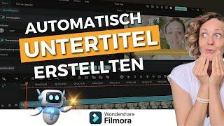 Schnell & einfach automatische Untertitel erstellen  Filmora Tutorial deutsch