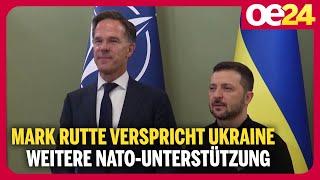 Mark Rutte verspricht Ukraine weitere Nato-Unterstützung