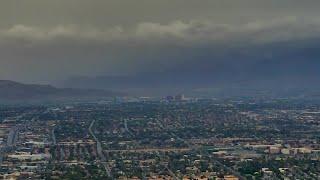 Timelapse Tropical Storm Hilary over the Las Vegas Valley