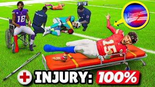 Madden 25 but EVERY Players Injury Rating Is Set to ZERO