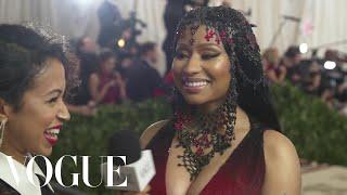 Nicki Minaj on Tempting Men at the Met Gala  Met Gala 2018 With Liza Koshy  Vogue