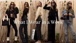 What I wear in a week   vogue inspired ￼