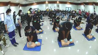 ฝึกทำ CPR และสอนใช้เครื่อง AED
