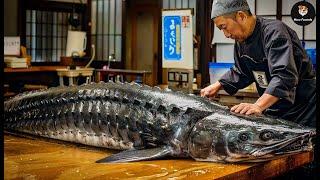 Como Os Japoneses Preparam O Delicioso Sashimi De Esturjão Aruanã - Culinária Japonesa  Agricultura