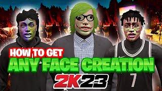 HOW TO GET ANY GLITCHY FACESCAN ON NBA 2K23 CURRENT AND NEXT GEN