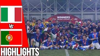 Italy vs Portugal  All Goals & Highlights  U17 European Championship Final  050624