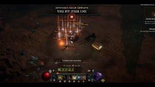 FULL TIER 130 PITS RUN - Rogue Heartseeker Victimize Build Diablo 4 Loot Reborn Season