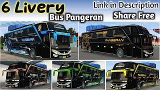 6 Livery Bus Pangeran SHD Ori - Mod Bussid Terbaru - Share Livery Bus Pangeran - #buspangeran - #bus