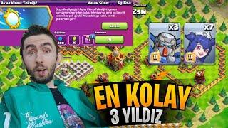 AYNA KLONU TEKNİĞİ MÜCADELESİ EN KOLAY 3 YILDIZ TAKTİĞİ - Clash Of Clans