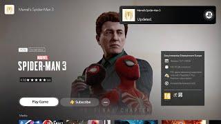 Testing Marvels Spiderman 3 Gameplay PS5  Fan Made