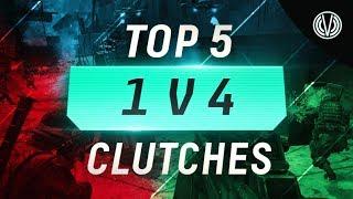 Top 5 BEST 1v4 Clutches in Call of Duty History