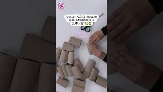 Herkes tuvalet kâğıdı rulosu biktirecekSüper dönüşüm️ #short #shorts #diy #ideas #recycling