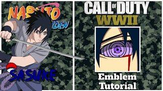 WW2  Rinne-Sharingan Sasuke Eye Emblem Tutorial  CoD World War 2 Emblem Tutorial #5