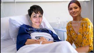 Ankita Lokhande BREAKDOWN after meet Hina khan in hospital after diagnosed hina Cancer