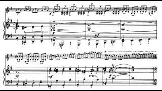 Juan José Castro - Intrata y Danza Rustica for Violin and Piano 1946 Score-Video