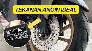 Tekanan Angin Ban Motor yang Pas Bikin NYAMAN Banget