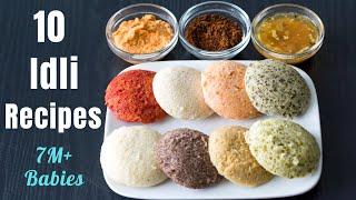 10 Idli Recipes for 7M+ Babies  How to Introduce Idli to Babies  Probiotic  Baby Breakfast Dinner