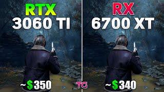 RTX 3060 Ti vs RX 6700 XT Test in 10 Games 2023