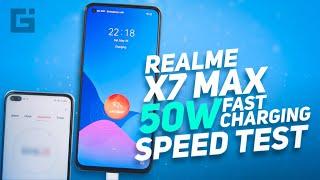 Realme X7 Max 50W Fast Charging Test  0-100% in how much time for 4500 mAh?