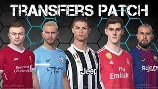 PES 2018 Latest Transfers Patch ft. Ronaldo Vidal Mahrez  For PTE and Professionals Patch