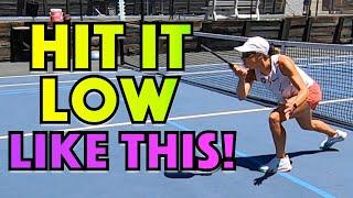 7 KEY Ways To Keep The Ball LOW In Pickleball So You Can Prevent An Attack Before It Happens