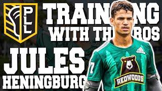 TRAINING WITH THE PROS  JULES HENINGBURG