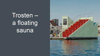 The worlds first floating sauna in recycled aluminium