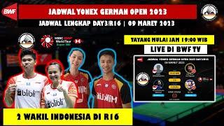 Jadwal German Open 2023 Hari ini Day 3 2 Wakil Bertanding  Yonex German Open 2023 Badminton R16