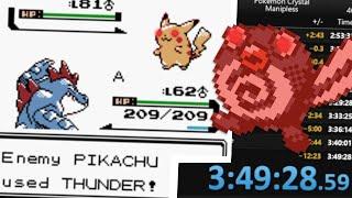 Pokémon Crystal Manipless Speedrun 34928 OldFirst PB GER