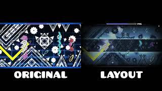 The Hallucination Original vs Layout  Geometry Dash Comparison