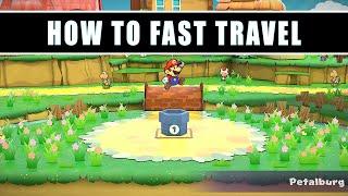 Paper Mario The Thousand Year Door Fast Travel - How to Fast Travel Nintendo Switch Remake