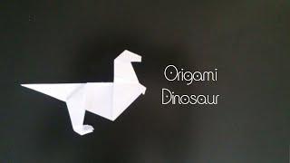 How to make an Origami Dinosaur Super Easy and Cool