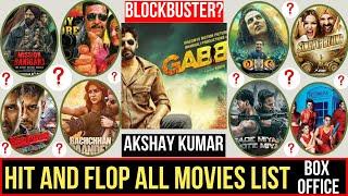 Akshay Kumar Hit and Flop All Movies List  akshay kumar BlockBuster Movies