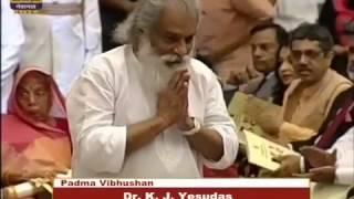 Dr K J  Yesudas - Padma Vibhushan