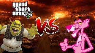 GTA V - Shrek VS Pink Panther