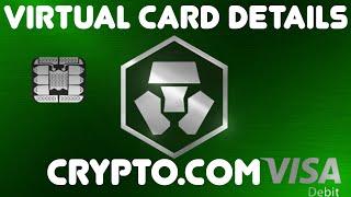 Crypto.com VISA Virtual Card Details