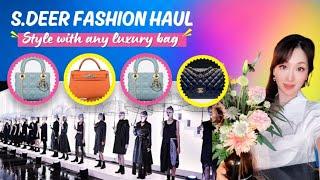 Elevate Your Style S. DEER Fashion Haul - Perfect Pairing with Luxury bags Dior Chanel Hermes 