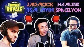 TSM_Myth Vs Hamlinz Vs Spacelyon Vs Jaomock Streamer Vs StreamerGame1 Fortnite