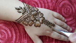 Easy mehndi design for babies hand Mehndi for Beginners and this cute mehndi design for kids hand