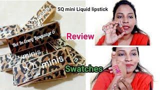 Stay Quirky Mini Liquid lipstick Review And Swatches Very Affordable New Lipsticks