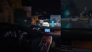 Audi A8 D3 4.2TDI timelaps relax night drive in Moscow city