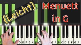 {Tutorial} Menuett in G Leichtes Standardrepertoire für Anfänger  Klavier spielen lernen