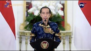 Sambutan Presiden Joko Widodo pada Pembukaan Dies Natalis ke-58 IPB University